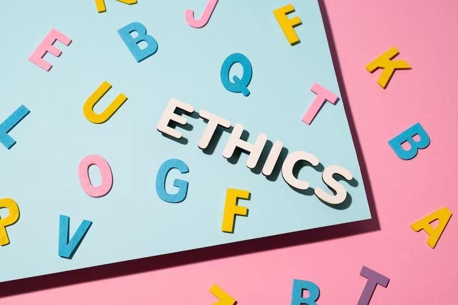 этика буквы иллюстрация