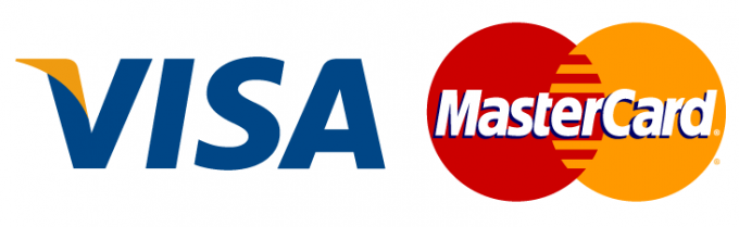 Логотипы виза и мастеркард